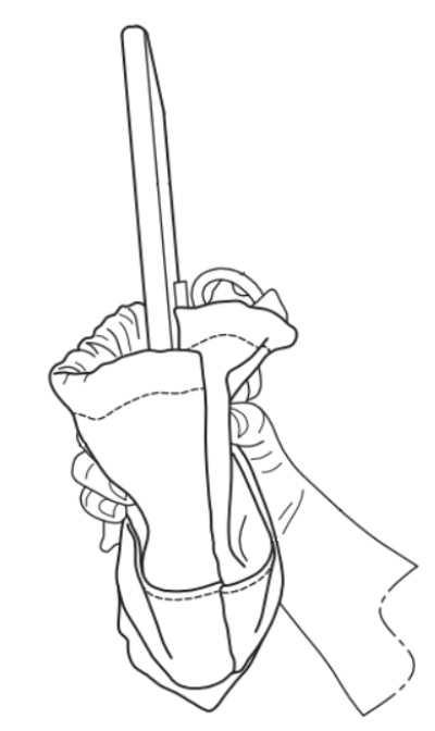 matera de material flexible Matera Pampita Gris