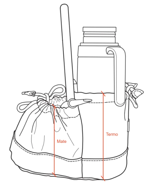 matera de material maleable Matera Pampita Gris