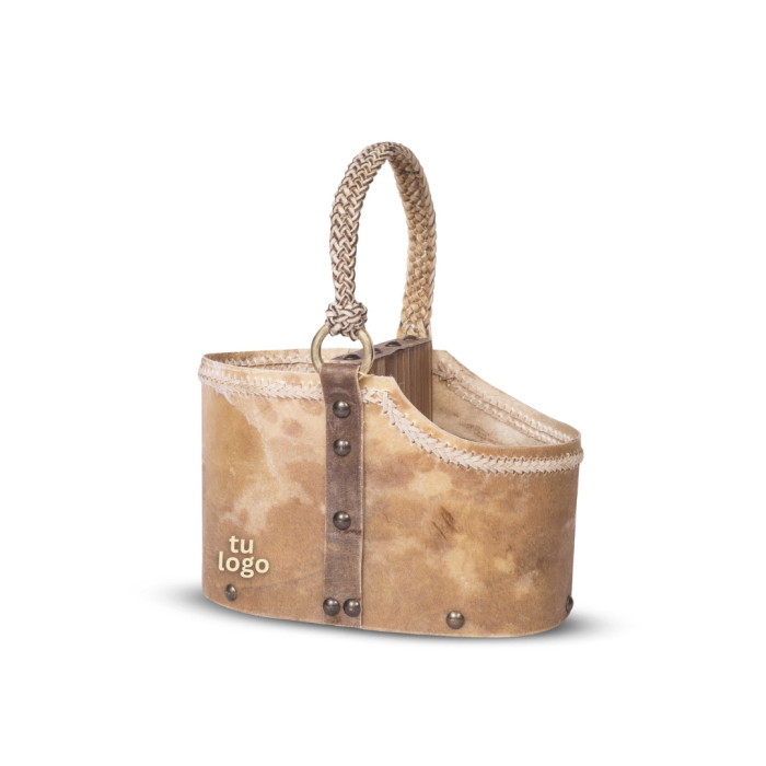 matera-cuero-crudo-regalo-corporativo Matera de Cuero Crudo Personalizada – Regalo Empresarial Artesanal y Distintivo